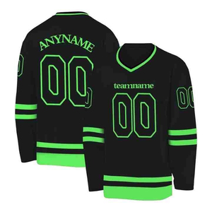 Jersey de hockey sobre hielo hecho a medida de alta calidad bordado de impresión Digital Color sólido diseño de ropa deportiva transpirable antibacteriana para - Product Image 2