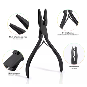 Kit de herramientas para extensiones de cabello Microlinks profesionales de nuevo estilo-Juego de alicates de acero Premium para precisión experta - Product Image 2