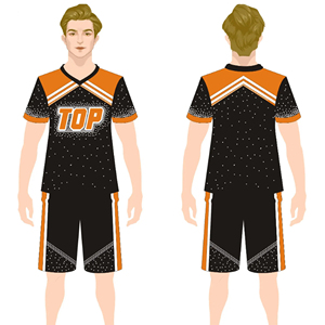 Sublimation d'élasthanne personnalisée Cheerleading pratique porter strass OEM uniformes adultes garçons Cheer Team - Product Image 6