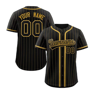 Camiseta de béisbol sublimada personalizada de calidad, camiseta transpirable con cuello redondo para jóvenes y adultos, camisa con botones para ropa deportiva para jugadores de béisbol - Product Image 1