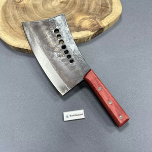 Cuchillo <span class=keywords><strong>de</strong></span> Chef <span class=keywords><strong>de</strong></span> Acero Inoxidable con Mango Forjado <span class=keywords><strong>de</strong></span> Palisandro, Cuchillo <span class=keywords><strong>de</strong></span> <span class=keywords><strong>Carnicero</strong></span> Comercial <span class=keywords><strong>de</strong></span> Alta Resistencia para Trabajos Pesados - Product Image 5