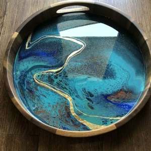 Pure Antique Design Resin Serving Tray Set of 2 with extra Premium Quality & Material at Very extreme Cost - Product Image 2