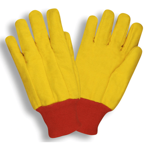 Super vente Double tissé sieste-out polaire tissu paume Clute coupe corvée gants toile tissu avec poignet en tricot meilleurs gants de préhension - Product Image 3