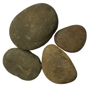 Galets et pierres de jardin rondes en pierre naturelle polie, écologiques, modernes et durables pour la décoration extérieure de la maison et l'aménagement paysager - Product Image 1