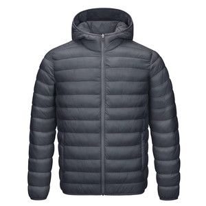 Veste matelassée longue à capuche pour homme, imperméable, épaisse, chaude, pour l'hiver, l'automne, le ski, la randonnée, coupe-vent, duvet de canard - Product Image 3