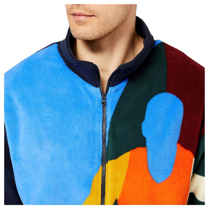 Chaqueta polar de forro polar para interior y exterior, chaqueta polar de forro polar para hombre personalizada con logotipo personalizado y cremallera completa para hombre - Product Image 5