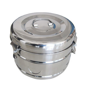 Tambour de pansement chirurgical médical-Tambours de pansement hospitalier en acier inoxydable | Tambour de stérilisation à usage chirurgical et hospitalier - Product Image 5