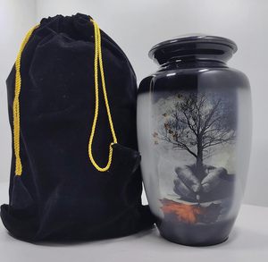 Decorative <b>Urn</b> <b>Jar</b> for Cremation Ash Holder Handmade Items <b>Urn</b> Box Adults Box Keepsakes <b>Urns</b> - Product Image 6