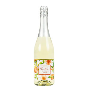Vino de melocotón espumoso desalcoholizado listo para enviar 0'0 Senorio De La Tautila 750ml Botella de vidrio Ingrediente primario Uva - Product Image 1