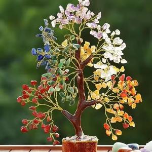 Árbol de cristal de 7 Chakras más vendido para Terapia de Reiki o energía espiritual y decoración del hogar Feng Shui disponible en cantidad a granel - Product Image 3