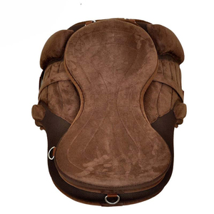 Silla de Montar de Cuero para Caballo, Diseño Nuevo, con Armazón de Madera, para Carreras de Barriles, Tamaños y Etiquetas Personalizables, en Venta - Product Image 1