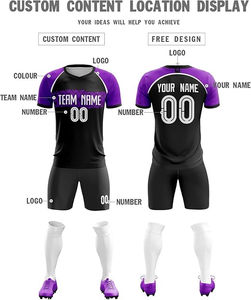 Uniformes de fútbol de talla juvenil OEM de la mejor calidad de Pakistán Camiseta de fútbol de estilo superior con logotipo personalizado impreso Stock barato - Product Image 4