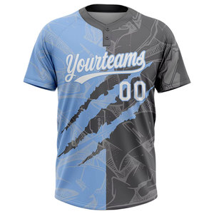 เสื้อเบสบอล/ซอฟต์บอล ระบายอากาศ แห้งเร็ว สำหรับกีฬา ฝึกซ้อม รับผลิตจำนวนมาก สั่งทำโลโก้ได้ สำหรับผู้ชาย - Product Image 5