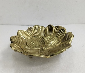Tazón de postre y dátiles hecho a mano con patrón de aspecto elegante de Color dorado de aluminio, tazón dulce hecho a mano de alta calidad, forma personalizada - Product Image 3