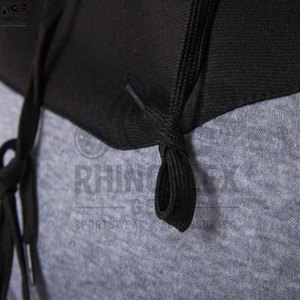 เสื้อฮู้ดผู้ชายไซส์ใหญ่สำหรับฤดูหนาว สไตล์สตรีทแวร์ ผ้าฟลีซ ระบายอากาศได้ดี คุณภาพสูง รับสกรีนโลโก้ สีพื้น ย้อมสีเรียบ โพลีเอสเตอร์/คอตตอน - Product Image 5