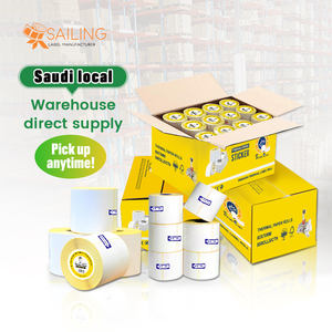 Sailing 58*30 50X70 Waterproof Direct 40X40Mm Barcode Label Roll 80*80Mm, Thermal Label All Sizes - Product Image 2