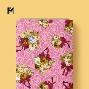 Tissu en coton doux Finemore avec motif floral <span class=keywords><strong>Wiltshire</strong></span>, Sambourne, Bridgerton, nœud, bouquet, trèfle, blocs de couleurs - Nouveauté - Product Image 2