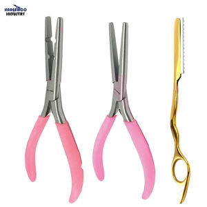Ensemble d'outils essentiels pour extensions de cheveux écologiques, pinces avec kit d'aiguilles à crochet pour extensions de cheveux - Product Image 1