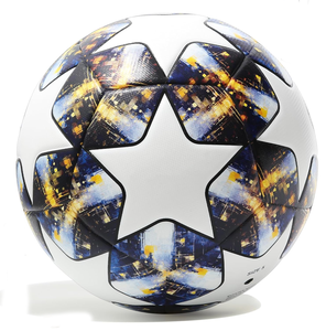 Tamaño profesional 5 Diseño de inicio de fútbol Textura de diamante Cuero de PU impermeable con balón de fútbol con unión térmica - Product Image 1