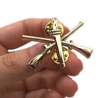 Broche en or personnalisée Broches en métal Or Lettre Broches Broches Ensembles de broches