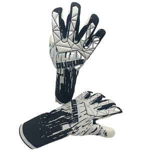 Gants de gardien de but de football d'extérieur en cuir PU de haute qualité, avec sangle de poignet réglable, imperméables, antidérapants et légers, à doigts entiers - Product Image 3