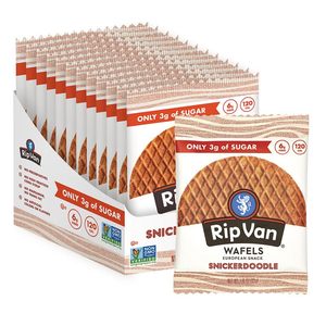 Wafles Rip Van Snickerdoodle Stroopwafels, Bocadillos Saludables, Sin GMO, Aptos para Dieta Keto, Paquete de 12 - Product Image 6