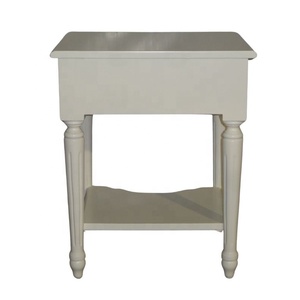 Wooden Nightstands French Style <b>Bedside</b> Table Antique Reproduction Lamp Table Classic European Home Furniture - Product Image 6