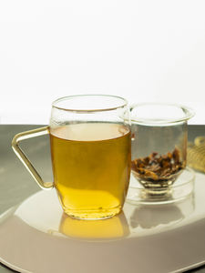 Taza de té de vidrio con Infusor de acero inoxidable Taza de té elegante y resistente al calor para uso diario disponible al mejor precio - Product Image 5