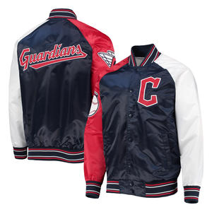 แจ็คเก็ตบอมเบอร์ผ้าซาตินแบบปรับแต่งได้ ปี 2025-24 สำหรับผู้ชาย สไตล์วินเทจ ผ้าไหม กระดุมเดี่ยว หนา บุขนสัตว์เป็นมิตรกับสิ่งแวดล้อม แจ็คเก็ตเลตเตอร์แมนแบบนักศึกษา - Product Image 2