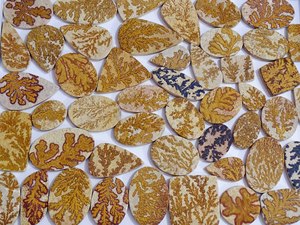 Lote de ágata dendrítica Psilomelane Natural, lote de piedra de cabujón a granel, piedras preciosas sueltas curativas, fabricación de joyas de piedra hecha a mano suave - Product Image 4