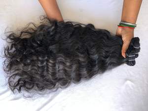 เครื่องต่อผมมนุษย์หยักศกแบบอินเดีย26 "แบบไม่ผ่านกระบวนการคุณภาพพรีเมี่ยมแบบ100% - Product Image 4