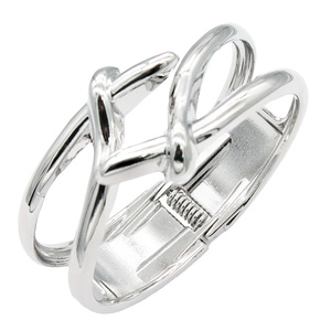 กำไลลูกปัดชุบทองแบบบานพับเครื่องประดับกำไลข้อมือสวยงาม - Product Image 1