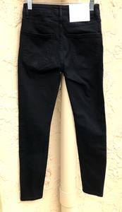 Best Quality Mid <b>Waist</b> Casual Woven Denim Pants New Stylish Slim Fit Skinny <b>Jeans</b> <b>Elastic</b> Solid Color Washed <b>Ladies</b> Export BD - Product Image 3