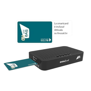 Digiquest Q10 classico Tivùsat Decoder per HDMI LAN SCART USB 2.0 Satellite ricevitore DVD - Product Image 3