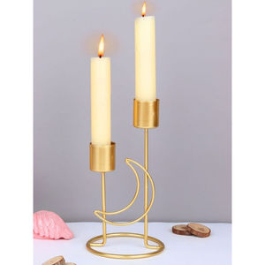 Juego de 2 candelabros de diseño fabuloso portavelas decorativo para el hogar para decoración del hogar de Ramadán - Product Image 6