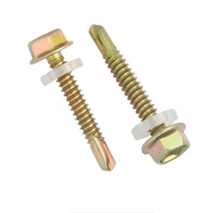 Tornillo Autorroscante Autoperforante con Cabeza Hexagonal de Acero Inoxidable Grado A2-70 para Chapa Metálica, Madera y Materiales Duros - Product Image 1