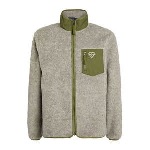 2023 veste polaire pour hommes Simple décontracté col montant populaire automne et hiver mode couleur unie - Product Image 1