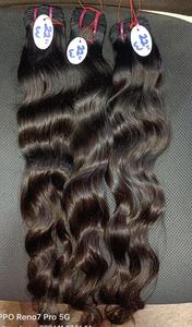 100% Indian Real Temple Remy Cabello humano Grado a Material - Product Image 4