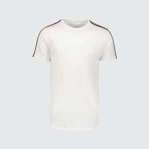 เสื้อยืดผู้ชายไซส์ใหญ่ 100% ผ้าฝ้าย พิมพ์ลายปักโลโก้ เสื้อยืดโอเวอร์ไซส์ 100% ผ้าฝ้าย  แบบเรียบ  สำหรับทุกเพศ - Product Image 1