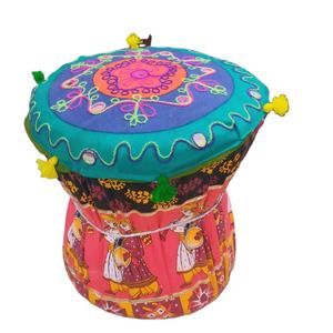 Décors faits à la main sur le thème du Rajasthan muddas éventails en papier glands en bois mehendhi et accessoires de mariage pour décorations - Product Image 2