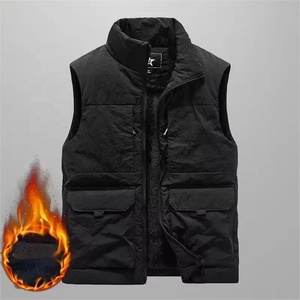 Chaleco sin Mangas Casual de Primavera, Acolchado, Transpirable, de Secado Rápido, con Cierre de Cremallera y Cuello en V para Hombre - Ropa Exterior Abrigada - Product Image 4