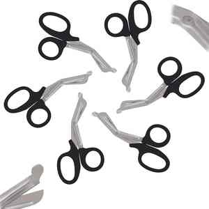 Instrumentos quirúrgicos básicos Tijeras plásticas curvas para traumatismos para uso en cirugía general-Caronia Surgical - Product Image 3