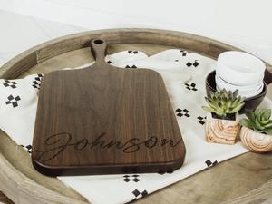 Planche à découper en bois avec poignée, lavable au lave-vaisselle, écologique, antibactérienne, en résine, planche à découper pour le fromage, de haute qualité - Product Image 3