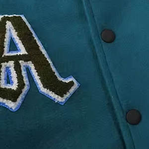 Mejor Precio Letterman Chaquetas Para Hombres Alta Calidad Algodón Lana Manga Larga Letterman Chaqueta Para Hombres - Product Image 3