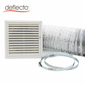 Blanc noir usage domestique MEILLEUR 4/6/8 pouces Grille <span class=keywords><strong>murale</strong></span> <span class=keywords><strong>sortie</strong></span> carrée couvercle d'air en plastique PP <span class=keywords><strong>hotte</strong></span> d'aération pour ventilation intérieure extérieure - Product Image 5