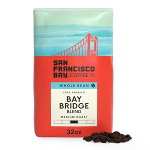 Café en grains entiers San Francisco Bay, mélange Bay Bridge (sac de 32 oz), grains de café torréfiés moyennement - Product Image 4