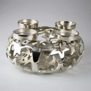 Aluminium T Light <b>Candle</b> Holder for Christmas Decoration Selling Metal Aluminium <b>Gold</b> <b>Candle</b> Pillar Holder Stands - Product Image 6