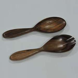 Nouveau Design Bois Salade Serveur Cuisine Couverts Ensemble Vaisselle Vaisselle Bureau Fête Restaurant Utilisation Modèle Style Ustensiles de Cuisine - Product Image 1