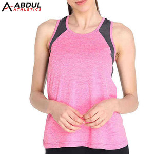 เสื้อกล้ามผู้หญิงขายส่ง ผ้าคอตตอนผสม เหมาะสำหรับออกกำลังกาย วิ่ง โยคะ และชุดลำลอง - Product Image 1
