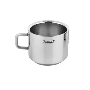 Tasse à thé simple en acier inoxydable à double paroi Boissons écologiques pour les amateurs de thé - Product Image 1